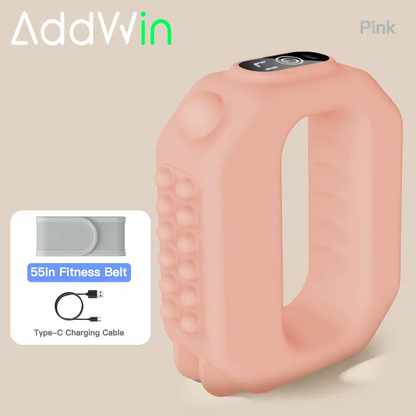 Mini Fascia Ring Muscle Recovery Device – Adjustable Strap, Cordless Rechargeable Massager for Waist & Back