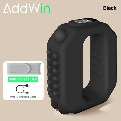 Mini Fascia Ring Muscle Recovery Device – Adjustable Strap, Cordless Rechargeable Massager for Waist & Back