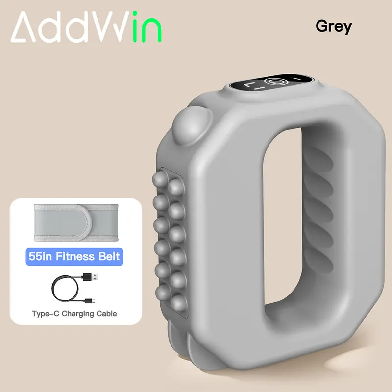 Mini Fascia Ring Muscle Recovery Device – Adjustable Strap, Cordless Rechargeable Massager for Waist & Back