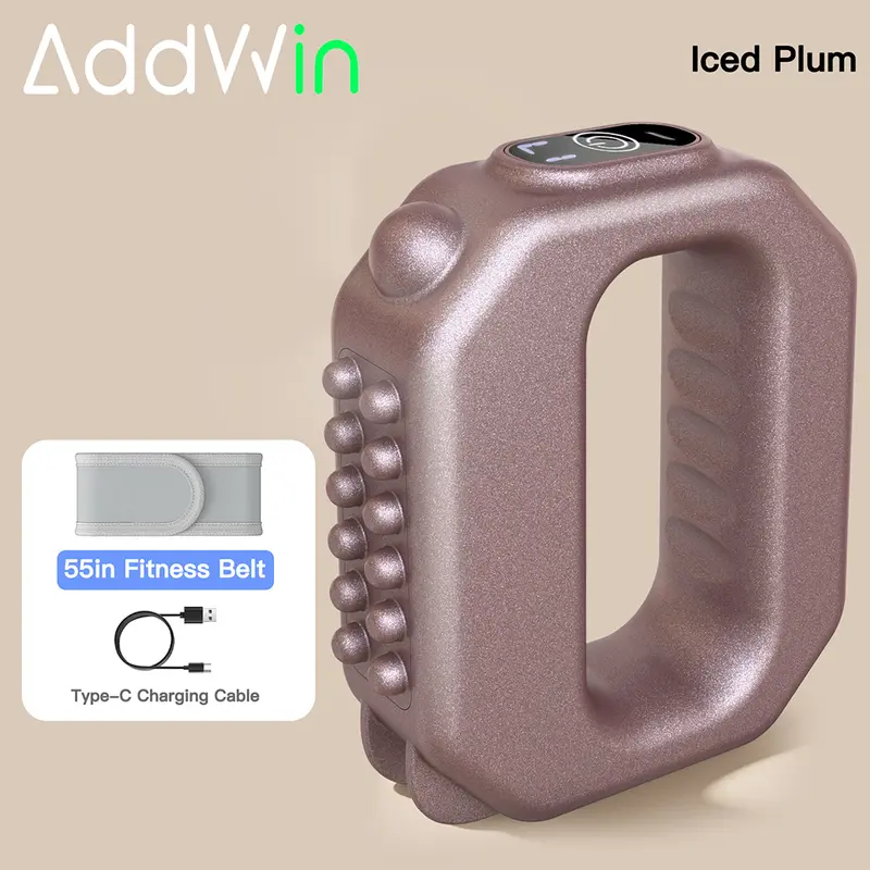 Mini Fascia Ring Muscle Recovery Device – Adjustable Strap, Cordless Rechargeable Massager for Waist & Back