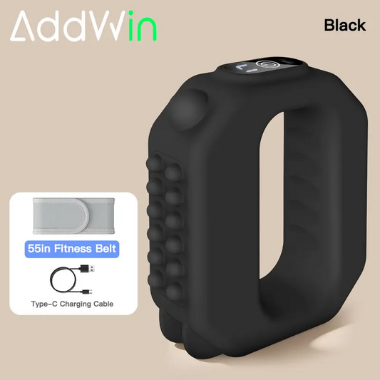 Mini Fascia Ring Muscle Recovery Device – Adjustable Strap, Cordless Rechargeable Massager for Waist & Back